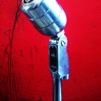 Vintage 1950's Electro-Voice 635 / 630 Omnidirectional Dynamic Microphone Dual Z w cable harp mic HAM radio image 7
