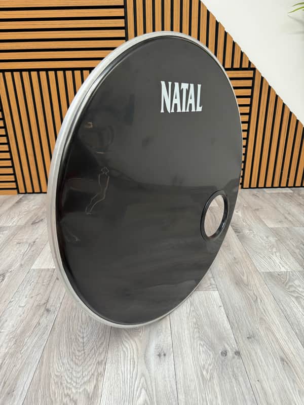 Natal Resonant Bass 24" Drum Head / Black #OD43 image 1