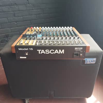 TASCAM Model 16 Multitrack Recorder / Mixer / Audio Interface 2019 - Present - Black with Wood Cheeks image 12