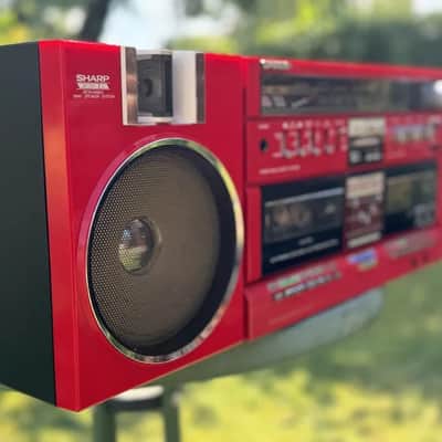 Sharp GF-700ZR Rare Vintage Boombox Serviced Tested Cassette Deck Warranty image 13