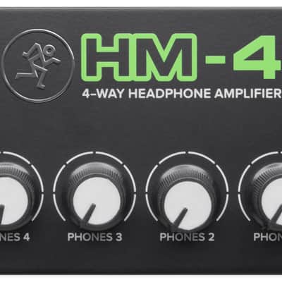 Mackie HM-4 4-Way Distribution Headphone Amplifier Amp w/4 Headphone Outputs image 1