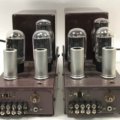 Pair Vintage The Fisher Model 80-AZ Tube Amplifier (Rare Military Version) image 6