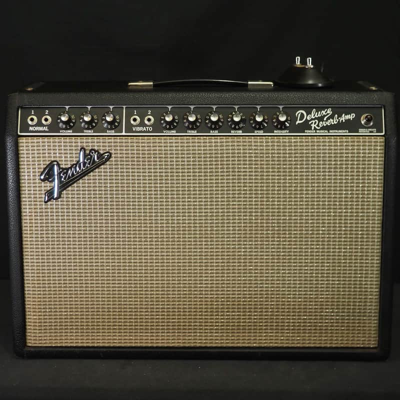 Fender Deluxe Reverb 1966 - Blackface image 1