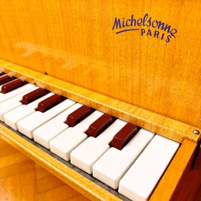 Legendary Antique Michelsonne Paris Wooden 25-Keys Upright Real Toy Piano made in France in 1950s! image 7