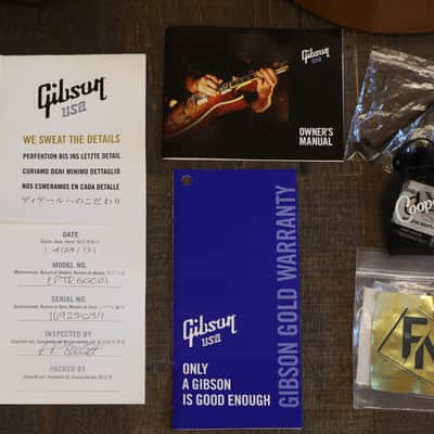 Unplayed! 2013 Gibson 1952 Reissue Les Paul Tribute Electric Guitar Bullion Gold w/ Maple Veneer Headstock + OHSC & Papers image 12