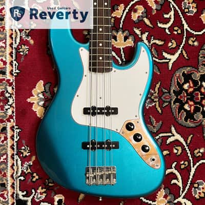 Coolz ZJB-1R Blue Metallic Jazz Bass Made In Japan Fujigen 2011 Used w/Gig bag image 2