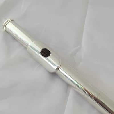 Immagine Recent Sankyo Etude PA flute ST-2 cut solid silver head closed hole - 9