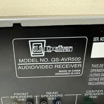 SLS Q-Silver QS-AVR500 Receiver HiFi Stereo Vintage 5.1 Channel Home Audio Radio image 6