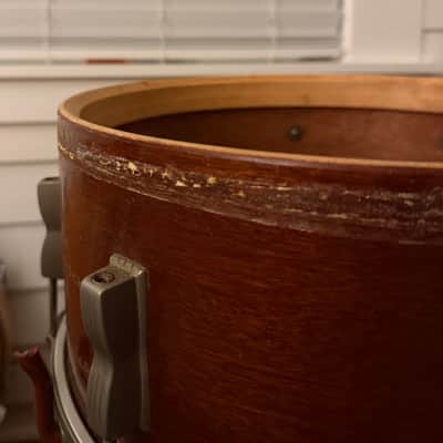 WFL / Ludwig 6.5x14 (8-Lug) Auditorium Snare Drum - Mahogany Lacquer image 9