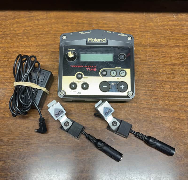 Roland TM-2 Drum Trigger Module w/FootBlaster triggers image 1