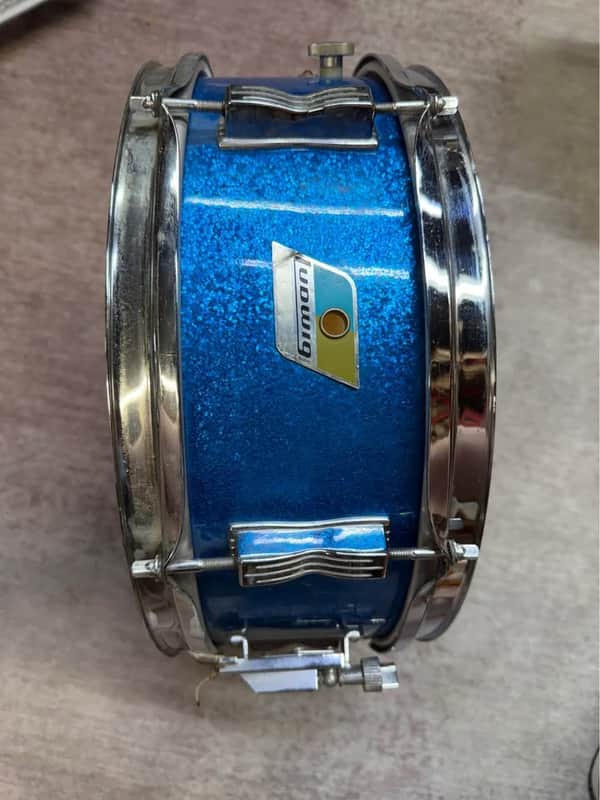 Ludwig 14x5 Pioneer Snare 1970s - Blue Sparkle image 1