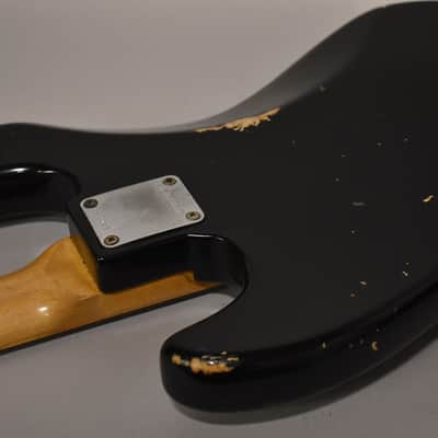 1964 Fender Jazz Bass Black Refin Pre-CBS w/HSC image 14