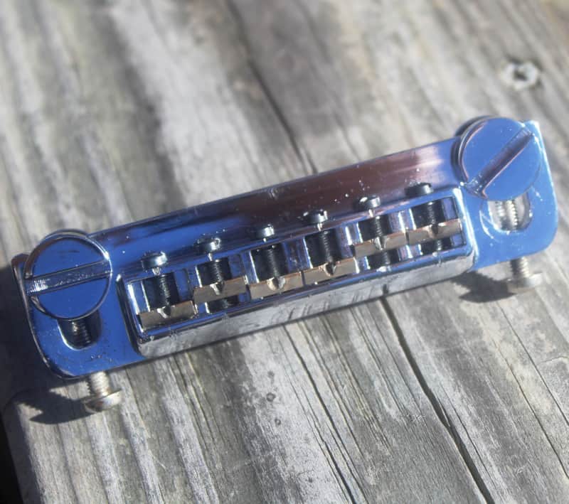 Vintage 1970's Leo Quan Badass Wrap Around Bridge Pat. Appld For Wraparound Tailpiece Made in West Germany image 1