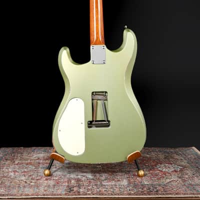 Fiam Mirari 2024 - Aged Pinecrest Green by past Ronin luthier Izzy Lugo. New machined Teacup F-knobs / Vega Trem. NEW, (Authorized Dealer) image 7