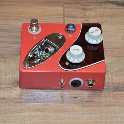 Coppersound Pedals STRATEGY V2 TWO CHANNEL PREAMP & OVERDRIVE 2022 - Fiesta Red image 2