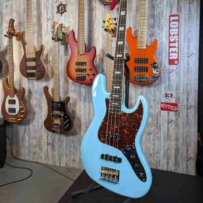 Harley Benton MV-4JB Gotoh 2022 Daphne Blue image 1