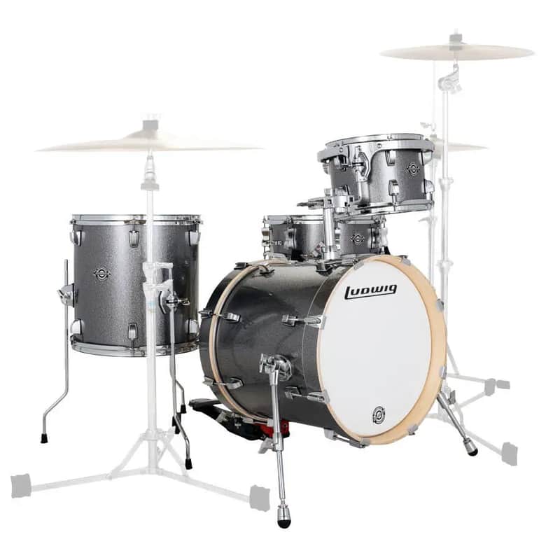 Immagine Ludwig Breakbeats Questlove 16-10-13+13in Frosted Sparkle shell - 1
