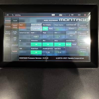 Yamaha Montage 7 Flagship Synthesizer 2019 - Present - Black image 10