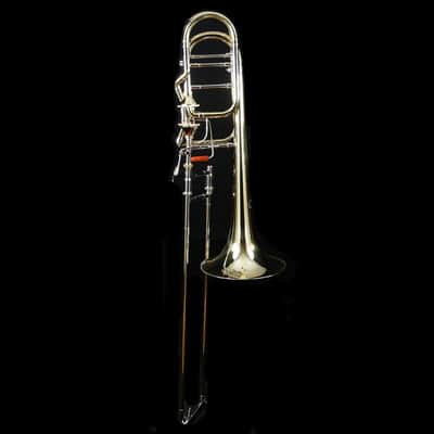 Bach 50AF3 Stradivarius Pro Bb/F/Gb Bass Trombone Infinity Valve Open Wrap image 2