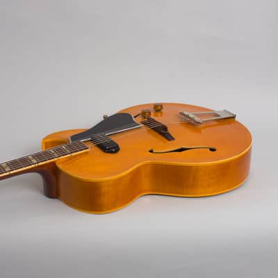 Gibson  ES-175N Arch Top Hollow Body Electric Guitar (1954), ser. #A-17919, original brown hard shell case. image 7