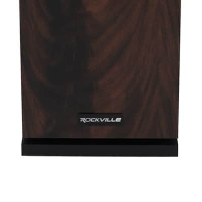 2 Rockville Lux 658 Dark Wood Dual 6.5" 8 Ohm Hi-Fi Tower Speakers+Home Receiver image 18