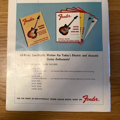 1967 Fender Guitar Course Book One – First String Approach – Vintage Case Candy image 2