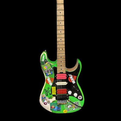 Charvel pro mod steve vai Green Meanie風 Charvel steve vai Green