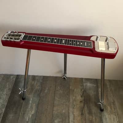 Rare Jedson Lap Steel - David Gilmour / Pink Floyd Specification with EMG Pickup - Dark Red image 8