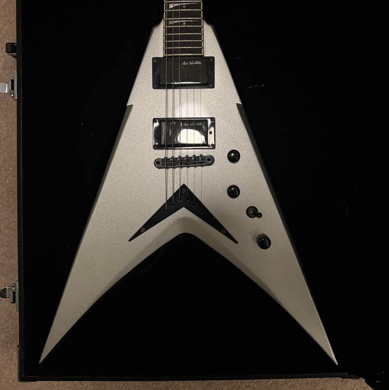 Dean Dave Mustaine VMNTX Metallic Silver | Reverb