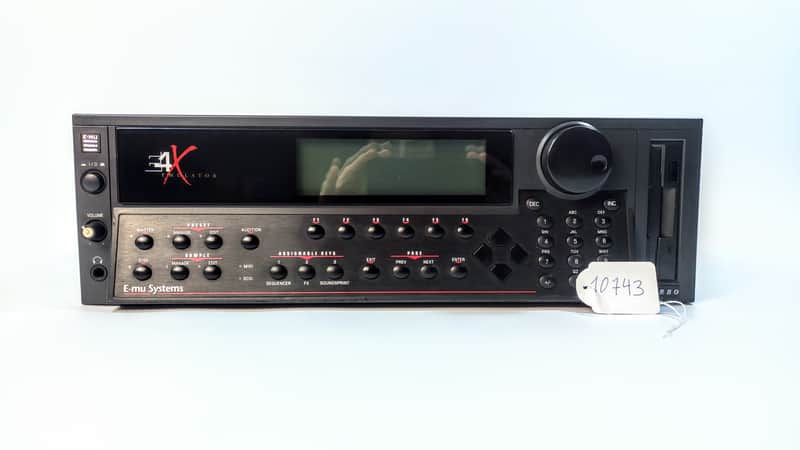 E-MU Systems E4X Turbo Rackmount 128-Voice Sampler Workstation 1996 (Serviced / Warranty) image 1