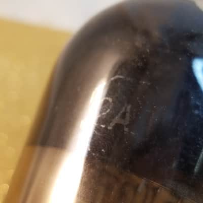 Ken-Rad Tight Matched Pair (2) 2A3 tNOS AT1000 TESTED Vacuum Tubes greyglass dual flat plate hifi Power Triode 1933-1936 image 15