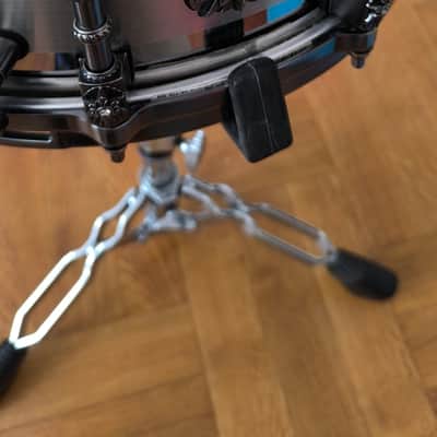 Tama Warlord Collection Spartan 6x14" Stainless Steel Snare Drum 2000s - Steel image 4
