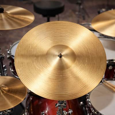 20" Ride Cymbal for Drum Set – Traditional Ride Cymbals with Clear Bell and Ping. Durable Drum Kit Cymbals for Beginners and Practice image 3