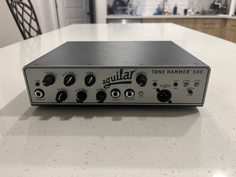 Aguilar Tone Hammer 500 Super Light 500-Watt Bass Amp Head 2011 - 2019 - Aluminum image 1