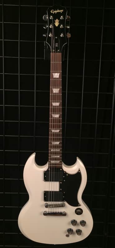 2007 Epiphone SG G-400 Electric Guitar w/ EMG Pickups Alpine | Reverb