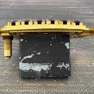 80s Ibanez Edge Floyd Rose Tremolo Bridge Gold image 6