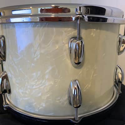 Slingerland Tom 8x12 1950's-1960's - White Marine Pearl image 1