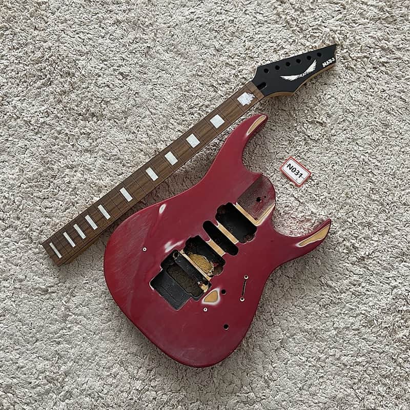 Dean Red HSH Guitar Basswood Body with Maple Neck, Rosewood Fingerboard image 1