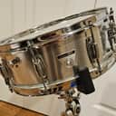 Ludwig S-102 Standard 5x14" Aluminum Snare Drum 1970s - Matte Aluminum