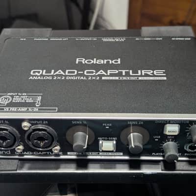 Roland UA-55 Quad-Capture USB 2.0 Audio Interface 2010s - Black image 1