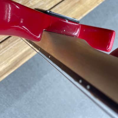 Washburn N1 Nuno Bettencourt - Red Yellow Burst Refinish image 7