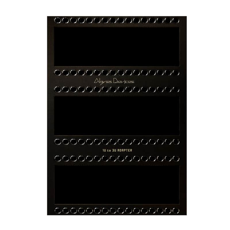 Abyss Devices 1u to 3u adapter horizontal 18HP (intellijel format) - Black image 1