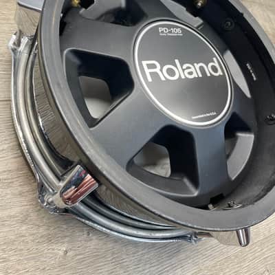 Roland PD-105BK V-Pad 10" Dual Trigger Mesh Drum Pad w/ MDC-10U Hatch Clamp & L-Bar image 9