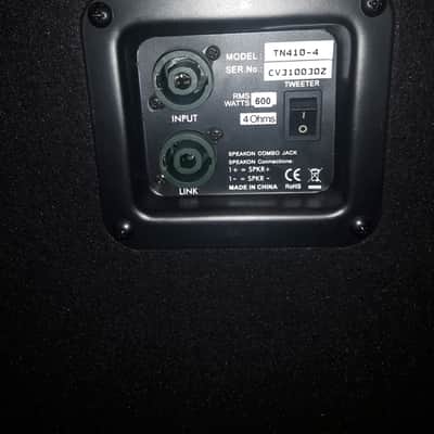 New  Eden TN410-4 4x10 Bass Cabinet 600 Watts 4 Ohm image 2