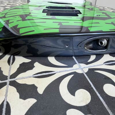Hamer Californian Body - Black And Green Graphic image 15