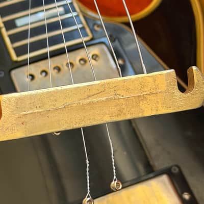 Original Gibson ABR-1 Bridge Patent Number & Tailpiece – Correct for 1968 Les Paul Custom / Early 1969 – 50s Tooling image 18