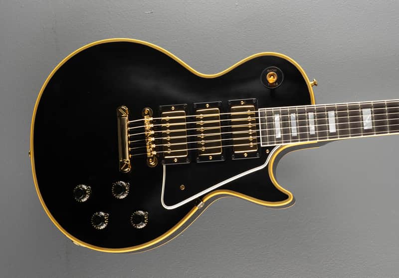 Gibson Custom Shop 1957 Les Paul Custom Reissue - VOS Ebony 3-Pickup image 1