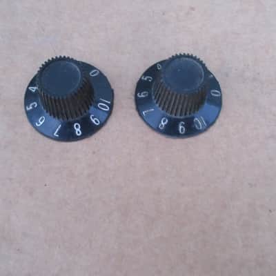 Vintage Pair of Teisco ET-200 1960s Guitar Knobs Fits Kent Kawai Polaris Aria image 1