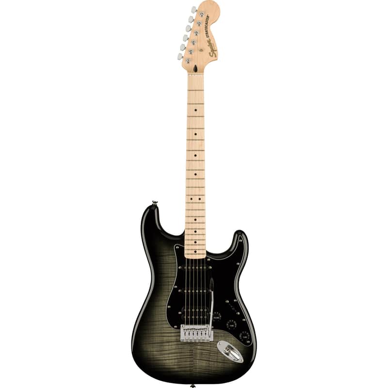 Squier Affinity Series Stratocaster FMT HSS - Black Burst image 1
