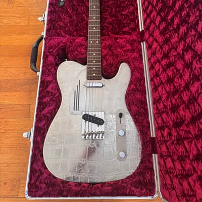 James Trussart Steelcaster Gator Top 2002 - Chrome Gator Skin image 1